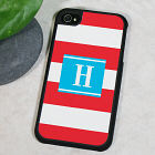 Personalized Modern Stripes iPhone 4 Case